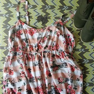 torrid Dresses - Floral Stripe Torrid dress w/ Pockets! torrid Dresses - Floral Stripe Torrid dress w/ Pockets!